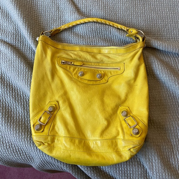 Yellow balenciaga hobo bag in great condition - Picture 1 of 5